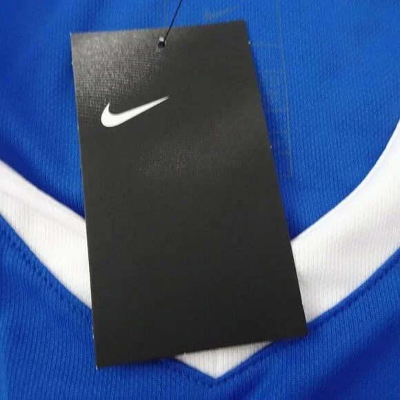 Nike Dri-Fit Basketball Jersey Shirt Women's Size S Blue Activewear Tank Top - Picture 7 of 9